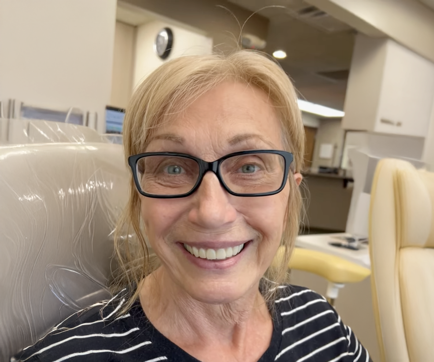 Portrait of Mary in the Alpine Creek office