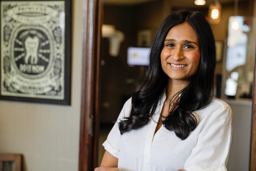 Dr Patel In The Alpine Creek Dental Office